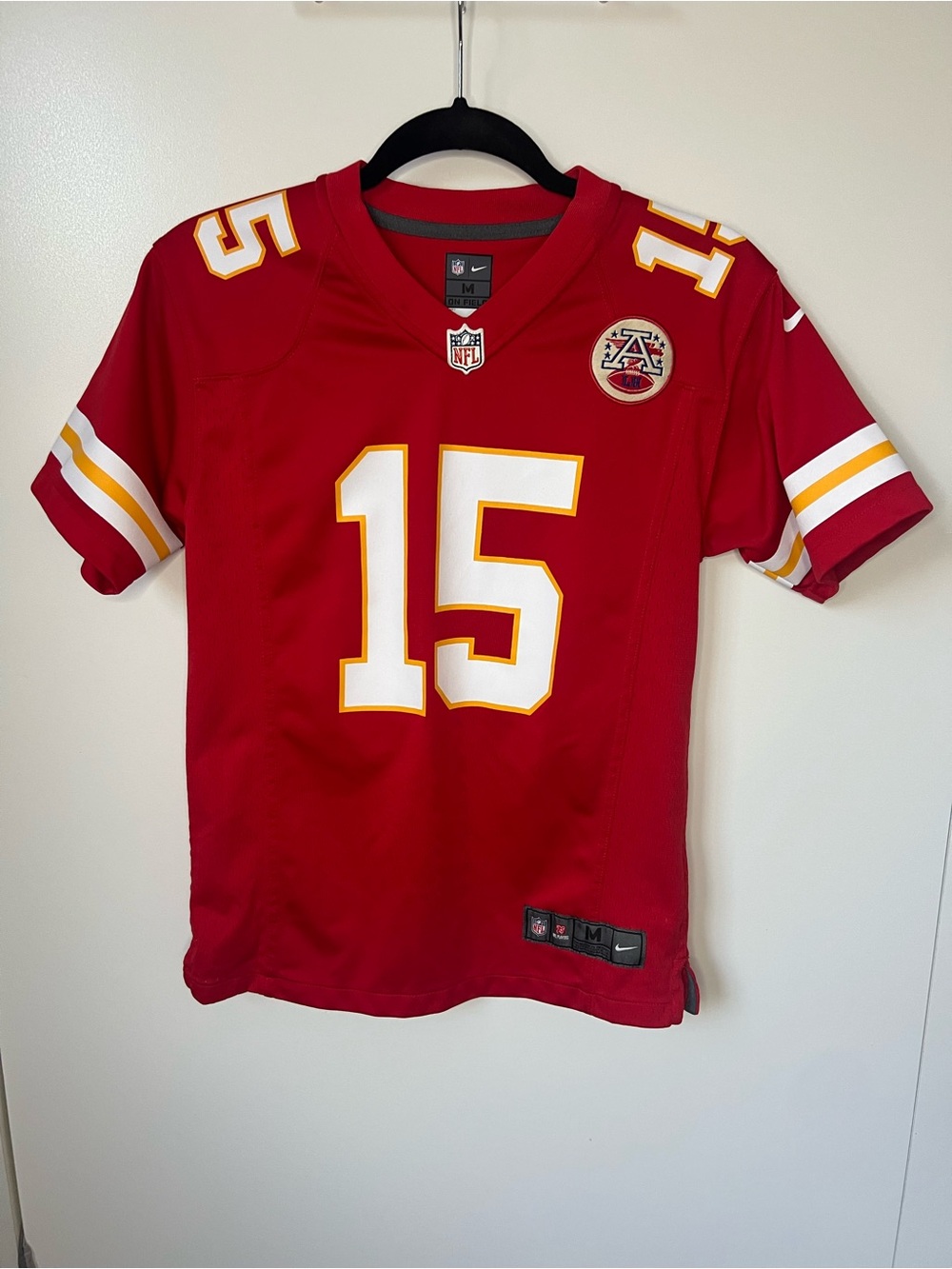 NFL Kids Red Kansas City Chiefs #15 Football Jersey